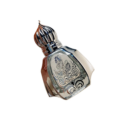 Portable Glass Essential Oil Roller Bottle High End Gold Perfume 10ml
