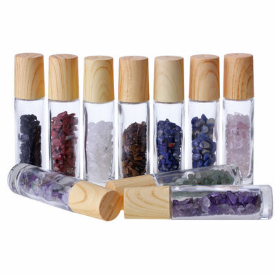 Frosted Roller Bottles Wholesale 10ml Amethyst Roller Bottle Volume Custom Surface Printing