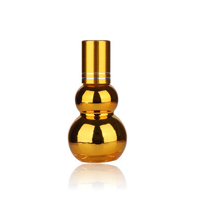 Luxury UV Golden Pumpkin Shape Metal Roller Ball Olio essenziale Bottiglie vuote a rulli 50ml 100ml
